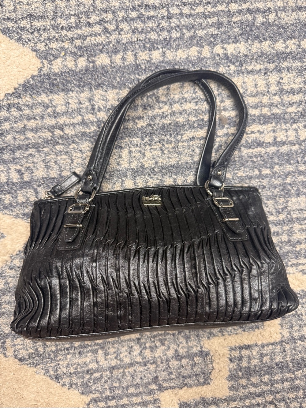 LIKE NEW Coach Madison Gathered Leather Sophia Satchel